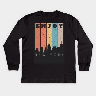 Discover the Magic of New York City Kids Long Sleeve T-Shirt